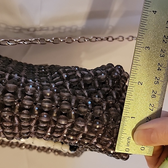 NWT BOUFFANTS & BROKEN HEARTS Kendra Dandy Skull Funky Halloween Beaded Purse - Picture 13 of 16